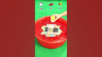 GUESS HOW MANY PAIPE WILL FLOAT ? #experiment  #satisfying #waterexperiment #asmr #asmrsounds