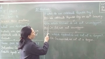 Class 1 Subject EVS Lesson 12 question and answers Date 09/11/2021