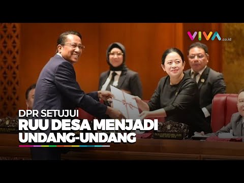 TOK! DPR Sahkan Revisi UU Desa, Masa Jabatan Kades Jadi 8 Tahun