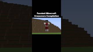 Funniest Minecraft Crossover Compilation Part 2 #minecraft #minecraftmemes