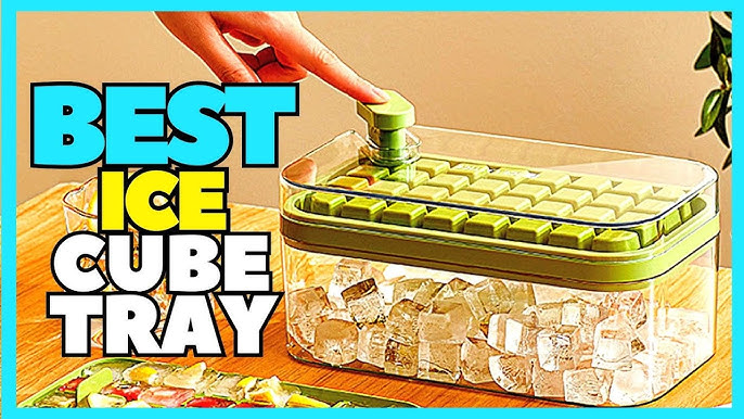 Ice Cube Tray With Lid And Storage Bin For Freezer Mini - Temu