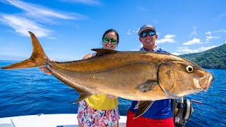 GIANT Almaco JACK! Catch, Clean & Cook! Fishing at Tropic Star Lodge in Panama!