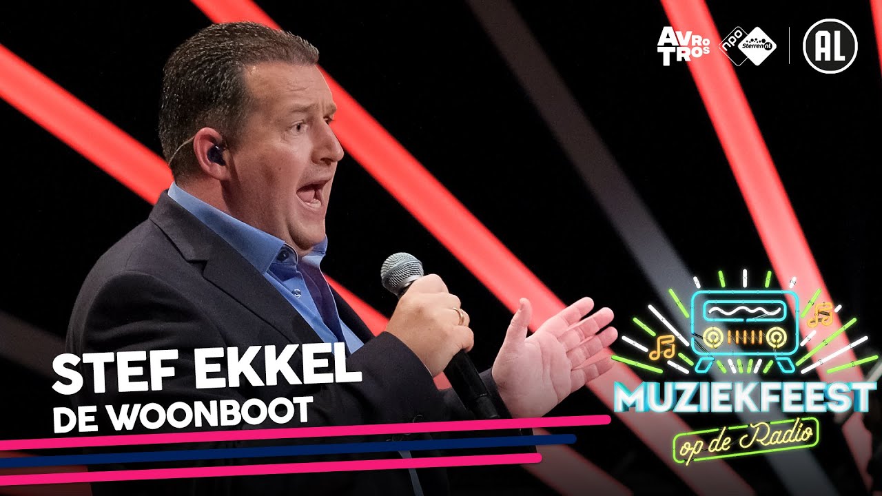 Stef Ekkel - De woonboot • Muziekfeest op de Radio // Sterren NL