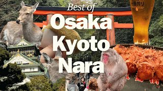 5 Days in Osaka, Kyoto And Nara (Japan Travel)