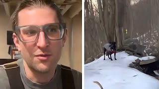 Hikers dog forces him off trail, then he discovers the shocking truth