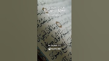 Surah As-Sajdah (Powerful) 1-2 | Urdu | Hindi Audio Translation |  سورة السجدة
