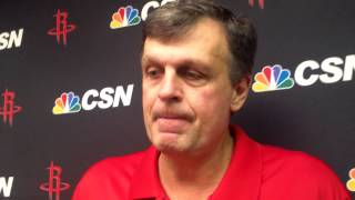 Rockets coach Kevin McHale explains why they miss Omer Asik|Video