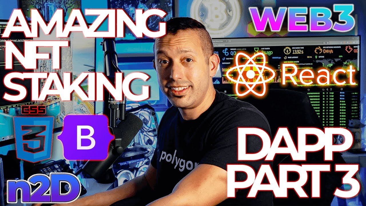 🔴 Build An Amazing NFT Staking & Minting Web3 dApp: Part3 Debug HTML - Add AXIOS API 🤩