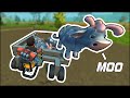 We Built Cow Catching Vehicles to Finally Get Better Food! (Scrap Mechanic Co-op Survival Ep.20)