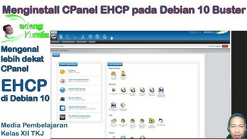Menginstall Cpanel EHCP Server pada Debian 10