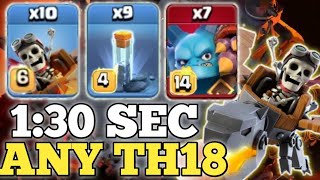 Th18 Dragon Rider + Super Minions + Totem Attack Strategy! Th18 New Attack Strategy! Clash of Clans