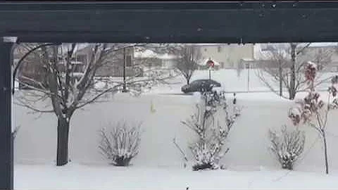 Lake effect snow (Herriman plow) 12/17/16
