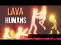 Lava Human attack people in Lava Pit - People Playground 1.20