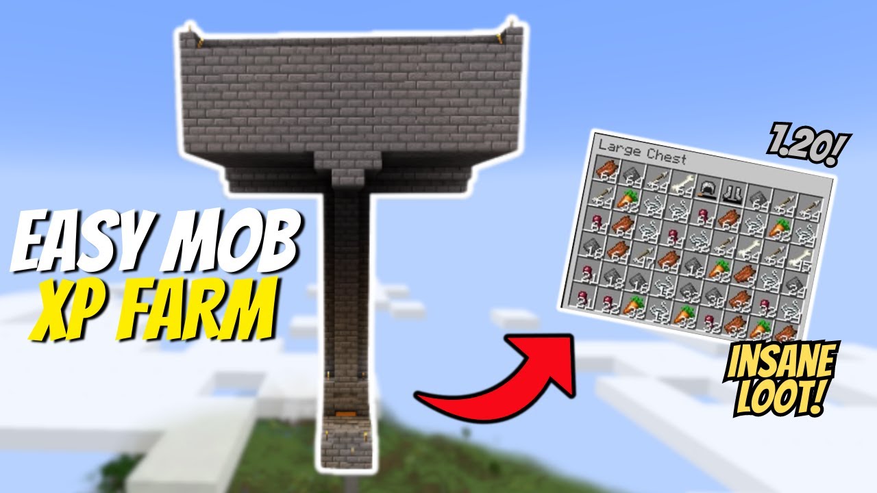 Easy Mob XP Farm Tutorial | MInecraft 1.20 update. - YouTube