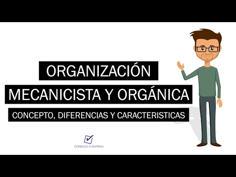 Organización Mecanicista y Organización Orgánica | Características