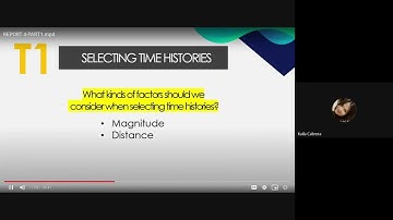 Elective 1 - Earthquake Engineering - Time History Development (3CE3)