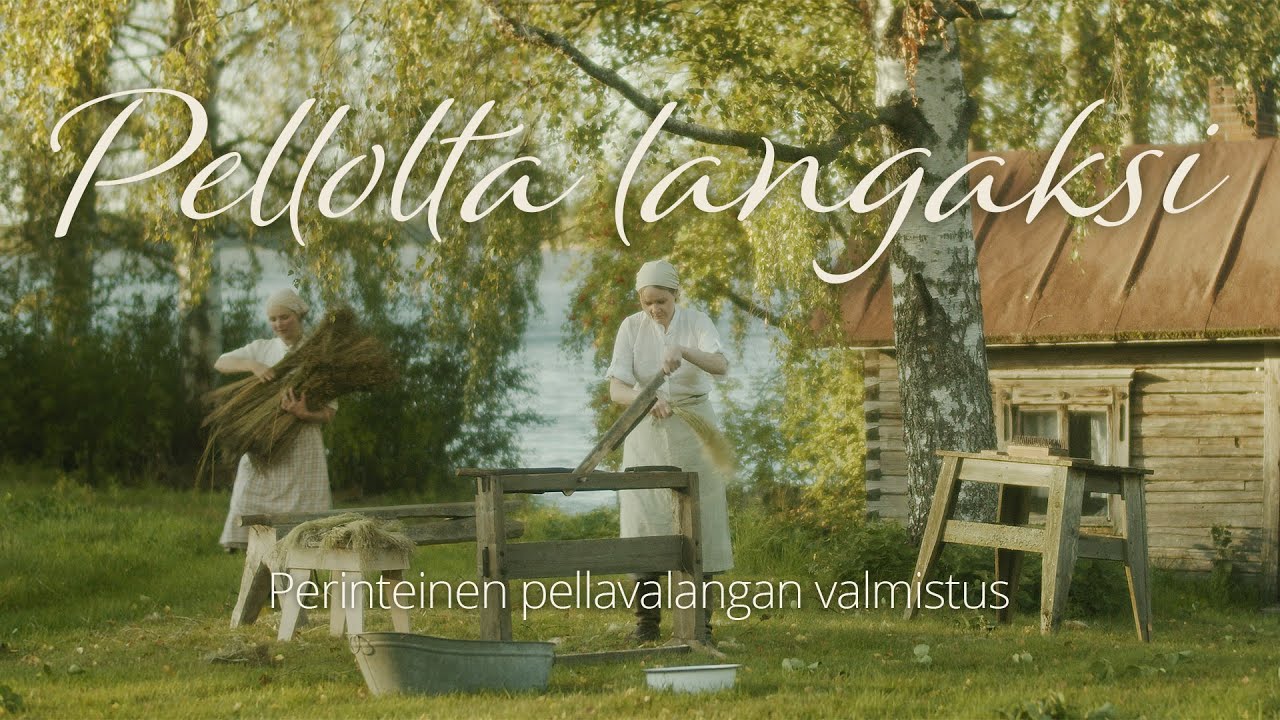 Pellolta langaksi | Perinteinen pellavalangan valmistus | Dokumenttielokuva