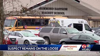Suspect on loose in Hammond 2