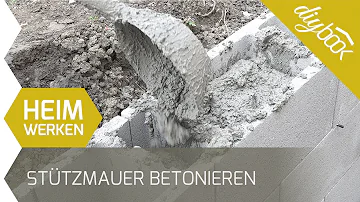 Kann man mit Mörtel betonieren?