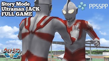 (PPSSPP) ULTRAMAN FIGHTING EVOLUTION 0 Story Mode Ultraman Jack FULL GAME Gameplay Walkthrough
