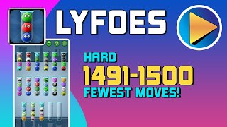 Lyfoes Hard Levels 1491 to 1500 Walkthrough [100% Perfect!]