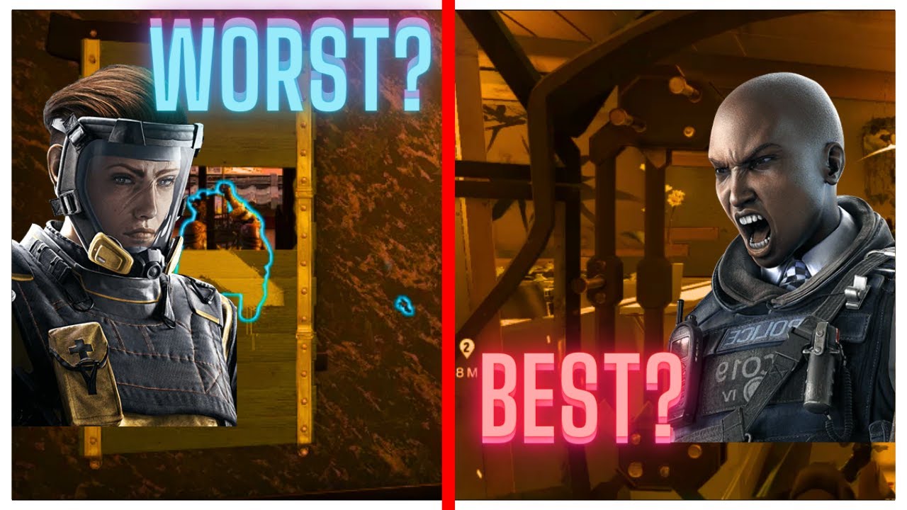 Using the best and worst operators....Rainbow 6 - YouTube