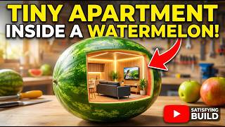 I built 15 luxurious rooms inside giant models! 😱🏗️