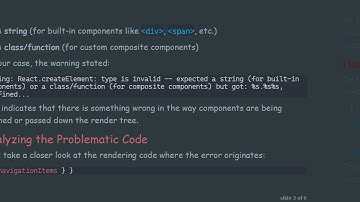Resolving the React.createElement: type is invalid Error in Your React Application