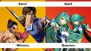 Karu (Richter, Kazuya) vs StarZ (Aegis) - ROK Esports Smash Ultimate #119 Winners Quarter-Finals