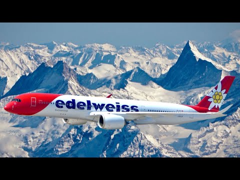 Flying with Edelweiss Airbus A350 - SWISS ALPS: A Dream Come True! ✈️🇨🇭
