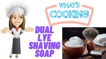 Dual Lye Shave Soap - come learn with me