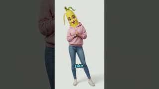 Realistic 3D Banana Girl Character – Lifelike Human Body #shorts