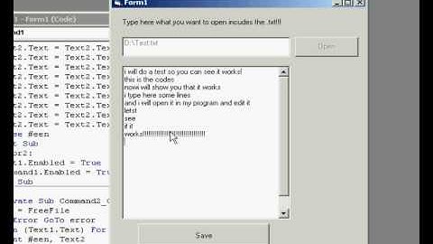 Visual Basic 6 Text Editor