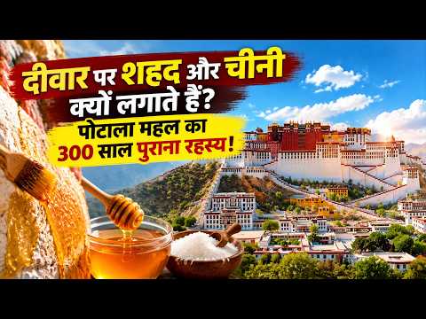 दीवार पर शहद और चीनी क्यों लगाते हैं? पोटाला महल का 300 साल पुराना रहस्य! 😲