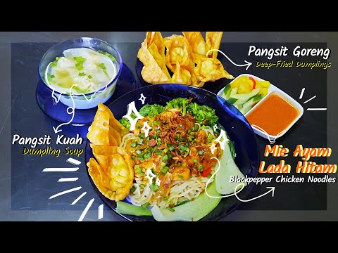 Mie Goreng Ayam Lada Hitam