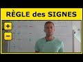 La Règle des Signes - Addition et Soustraction avec des Signes Négatifs et Positifs