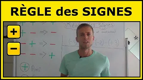 Comment calculer le signe en maths ?