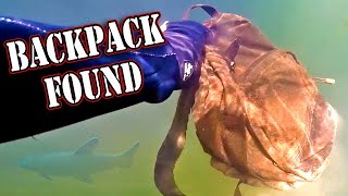 What's Inside A Backpack I Found Underwater Scuba Diving?