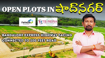 HMDA & RERA Approved Gated Community Plots @ Shadnagar | Open Plots near  Bangalore Highway