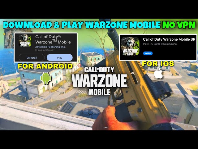 HOW TO PLAY WARZONE MOBILE ANYWHERE IN THE WORLD! iOS + ANDROID