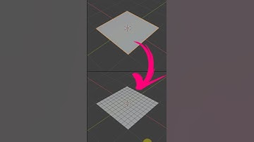 How to add subdivision in plane in Blender  #3d #blender #blender3d