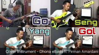 Video thumbnail of "Goyang Senggol - Instrumental Guitar + Bass Short Cover (by Firman Amardani feat Dhona Elbass)"