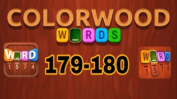 COLORWOOD WORDS Cryptogram level 179 180