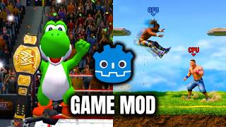 CRAZY! REA + GODOT MCP - Claude Opus 5.5 builds Super Smash Bros and WWE Game Mod in Godot screenshot 5
