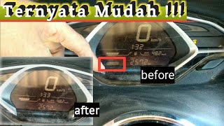 Cara reset oil change di motor hond pcx 150 | Tutorial Tips & Trik