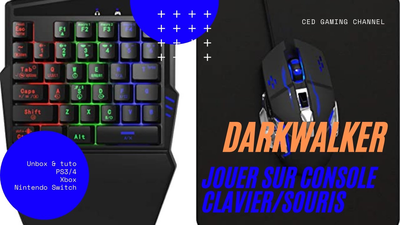 JOUER CLAVIER SOURIS SUR SWITCH - Gamesir Vx 