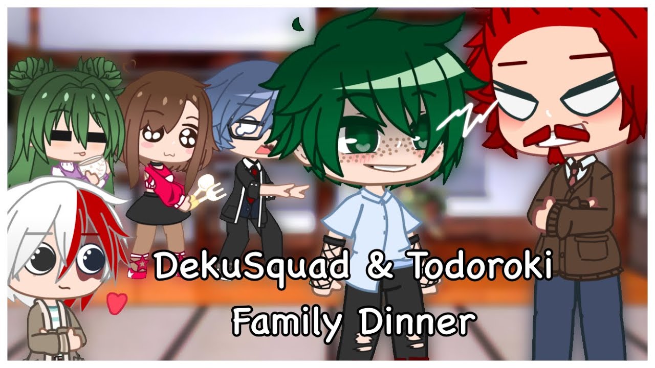 DekuSquad & Todoroki Family Dinner | GC Skit | MHA