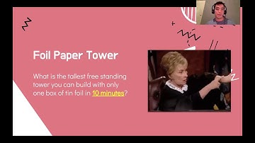 Engineering Design - Foil Paper Tower Challenge Day 1