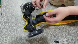 Replacing Steering Spring - 3 Wheel Foldable Scooter | BOLDCUBE