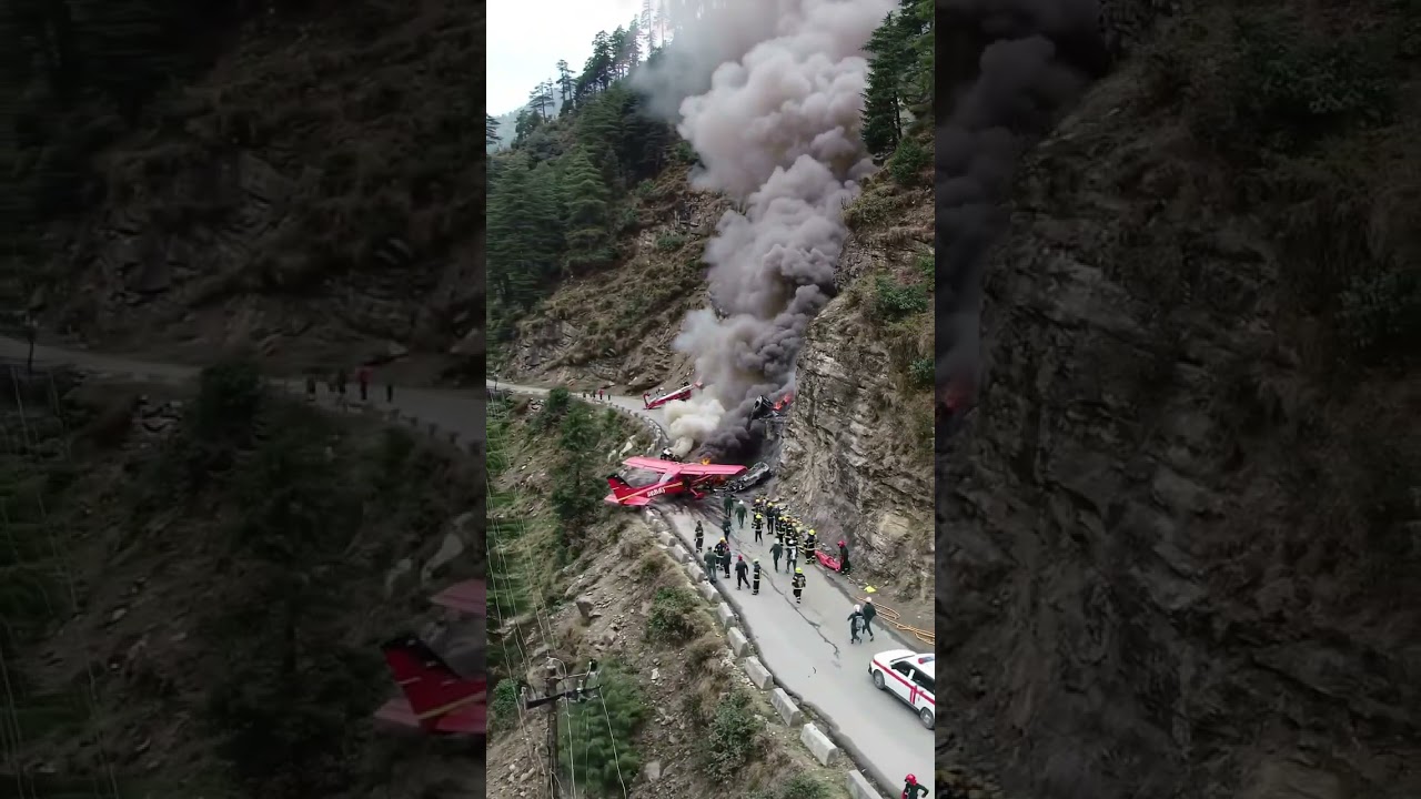 Crash on Mountain Road with Ka & Viman Durghatna (Pahar Scene) 😭😭😭